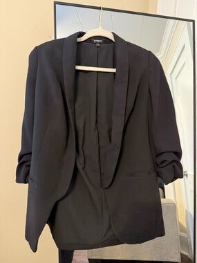Express Black Shawl Collar Blazer Jacket